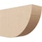 Ekena Millwork 4in. W x 8in. H x 12in. L Durham Woodgrain TimberThane Rafter Tail, Primed Tan RFTUR04X08X12DURRCPR - alternate 1